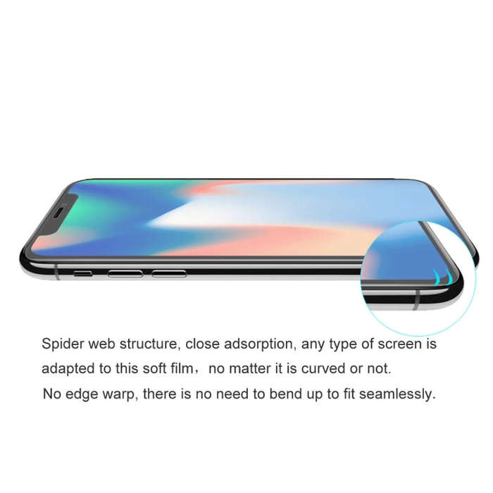 ENKAY Hat-Prince 0.1mm 3D Full Screen Protector Explosion-proof Hydrogel Film for  iPhone XR , TP...
