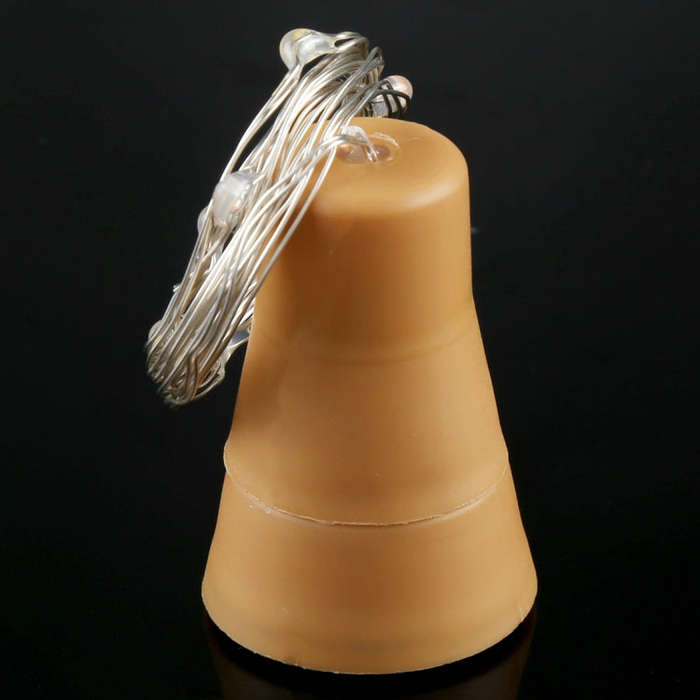 1m 10 LEDs SMD 0603 Solar Powered Copper Wire String Light  Fairy Lamp Decorative Light, 1m Blue ...