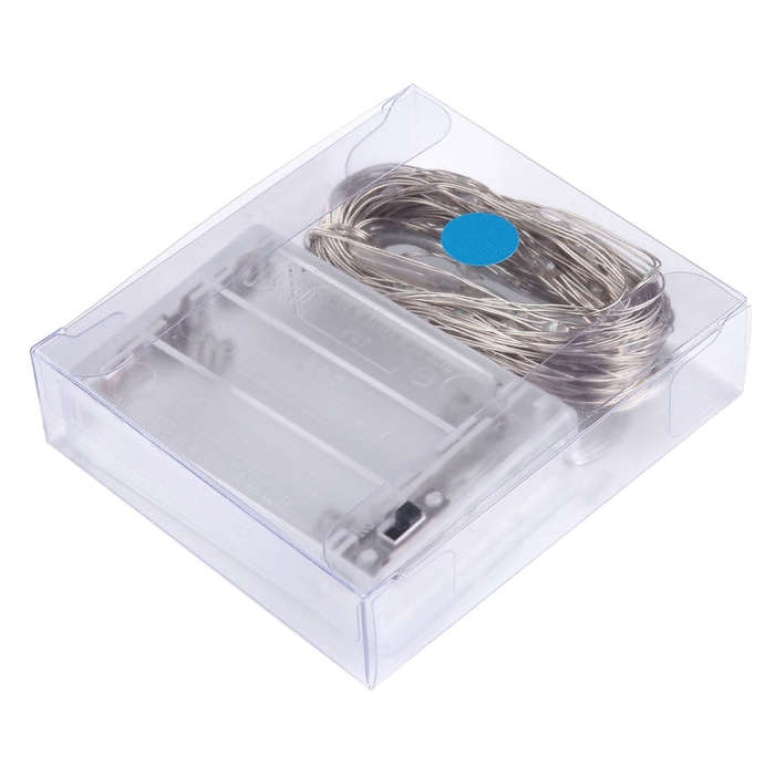 100 LEDs SMD 06033 x AA Batteries Box Fairy Lamp Decorative Light, DC 5V, 10m Blue Light, 10m Col...