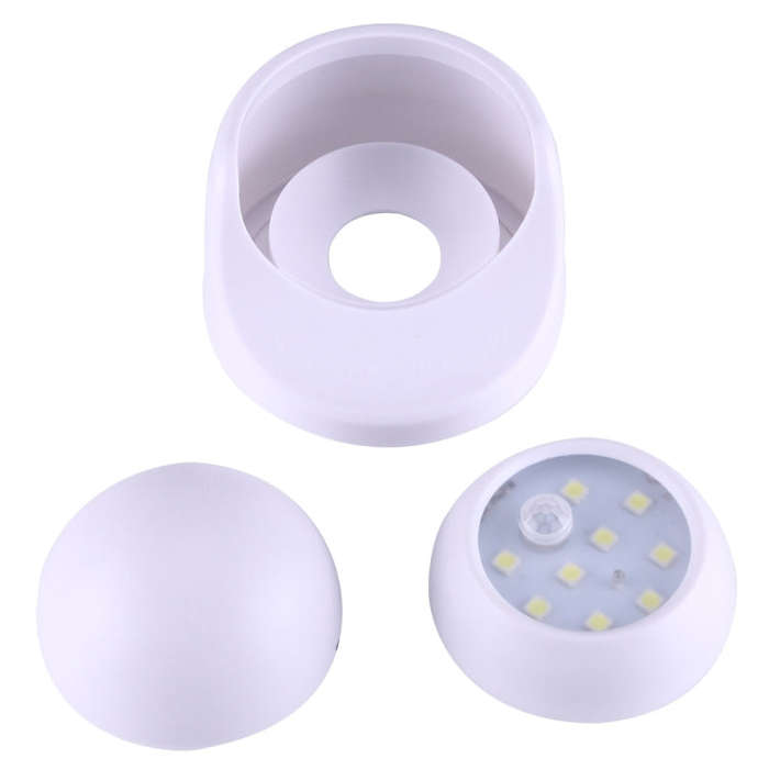 9 LEDs 240 LM 6000K 360 Degrees Rotation Wireless Motion Sensor Wardrobe Light / Night Light / Wa...