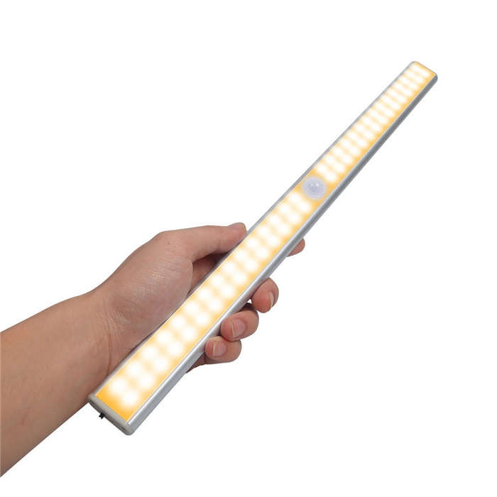 2.8W 40 LEDs Warm White Wide Screen Intelligent Human Body Sensor Light LED Corridor Cabinet Ligh...