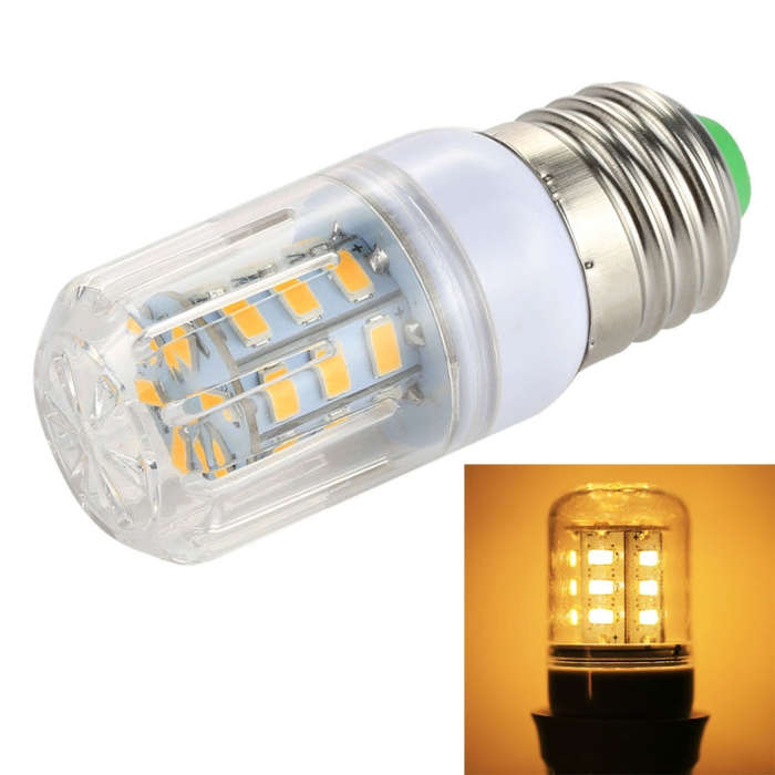 E27 27 LEDs 3W  LED Corn Light SMD 5730 Energy-saving Bulb, DC 12V, E27 27 LEDs White Light 12V, ...
