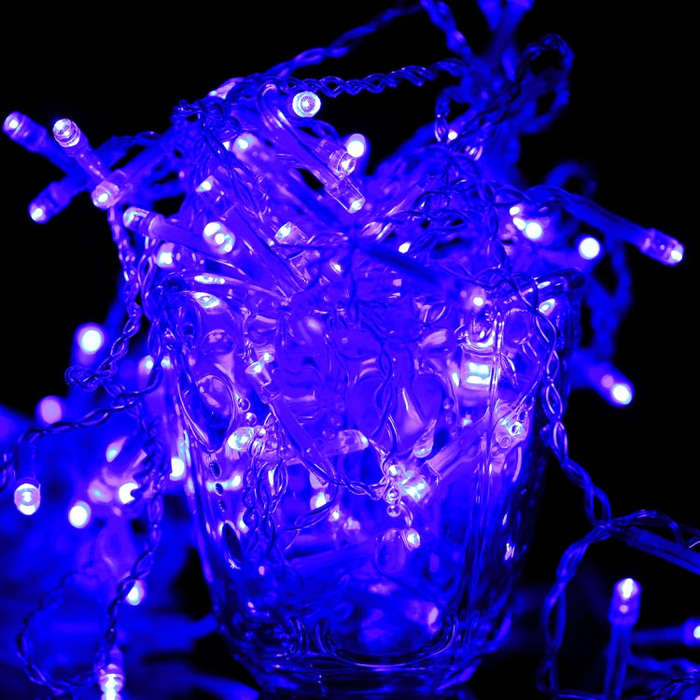 96 LEDs Little Ice Bars String with End Joint & Multi-function Controller, US Plug, AC 110V, 3.5m...
