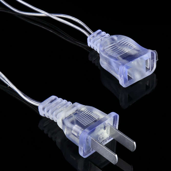 96 LEDs Little Ice Bars String with End Joint & Multi-function Controller, US Plug, AC 110V, 3.5m...