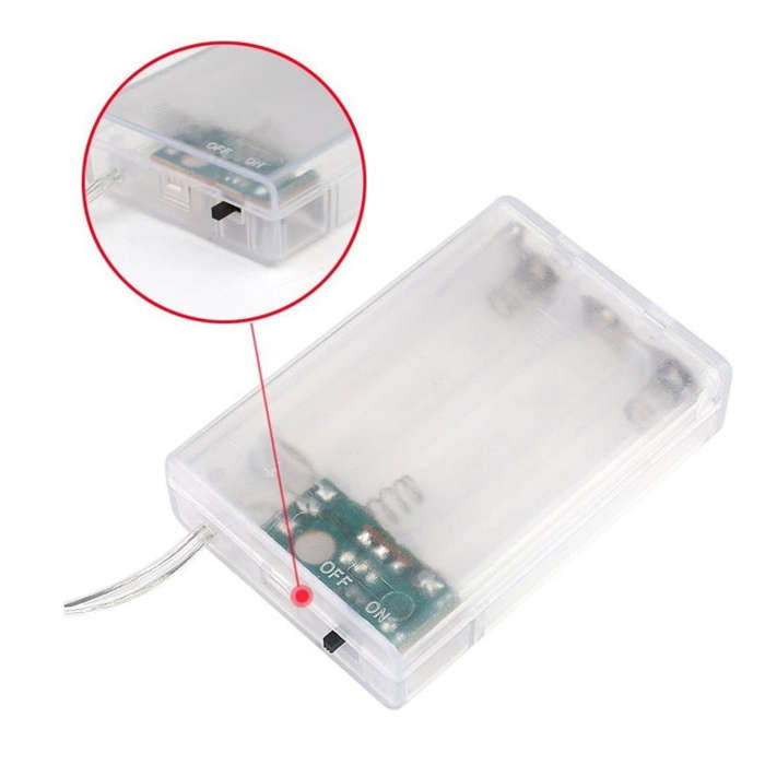 40 LEDs 3 x AA Batteries Box Chains Lamp Decorative Light for Home Hanging Pictures, DIY Party, W...