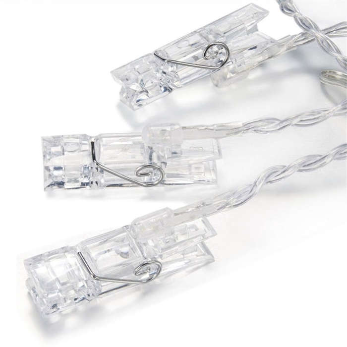 40 LEDs 3 x AA Batteries Box Chains Lamp Decorative Light for Home Hanging Pictures, DIY Party, W...