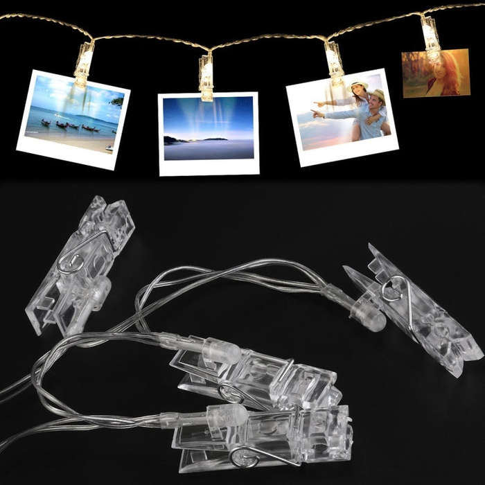 40 LEDs 3 x AA Batteries Box Chains Lamp Decorative Light for Home Hanging Pictures, DIY Party, W...
