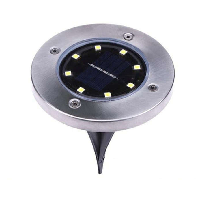 SMD 5050 Under Ground Lamp Outdoor Path Way Garden Decking LED Light, 8 LEDs White Light, 8 LEDs ...