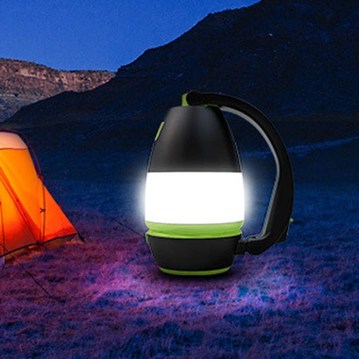 L001 5W USB Charging Hand-held LED Camping Lamp with Power Bank Function(Green), LED6908, LED6908...