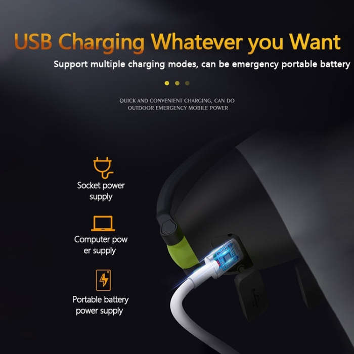 L001 5W USB Charging Hand-held LED Camping Lamp with Power Bank Function(Green), LED6908, LED6908...