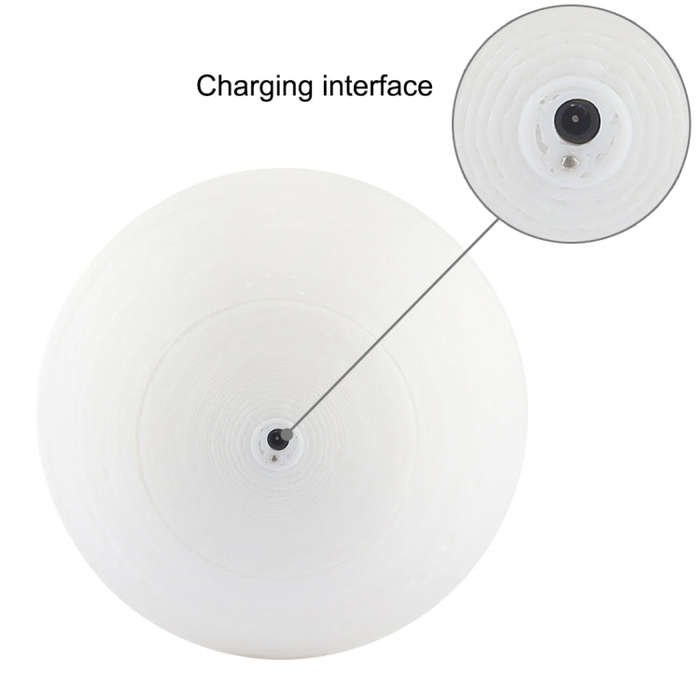 USB Charging 7-Color Changing Energy-saving LED Night Light with Wooden Holder Base, Patted 7-Col...