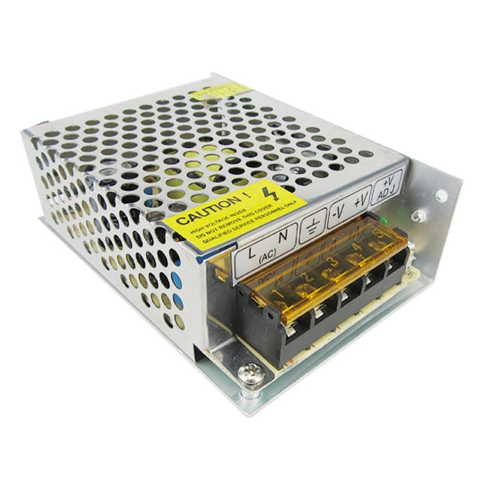 SOMPOM S-40-12 40W 12V 3.2A Iron Shell Driver LED Light Strip Lighting Monitor Power Supply, 40W ...