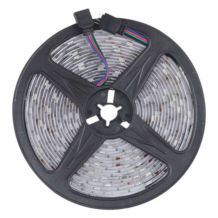 5m 150 LEDs SMD 5050 IP65 Waterproof Bluetooth RGB Light Strip with 24-keys Remote Control, EU Pl...