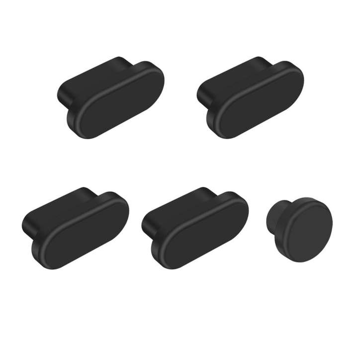 ENKAY 5 in 1 Dustproof Plugs About Charging Port  for MacBook 12 inch / MacBook Pro 13.3 / 15.4 i...
