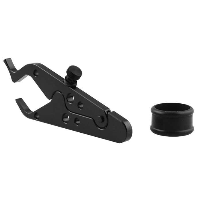 MB-OT312-BK Universal Motorcycle Modified Aluminum Throttle Control Clip Auxiliary Handle Fixed C...