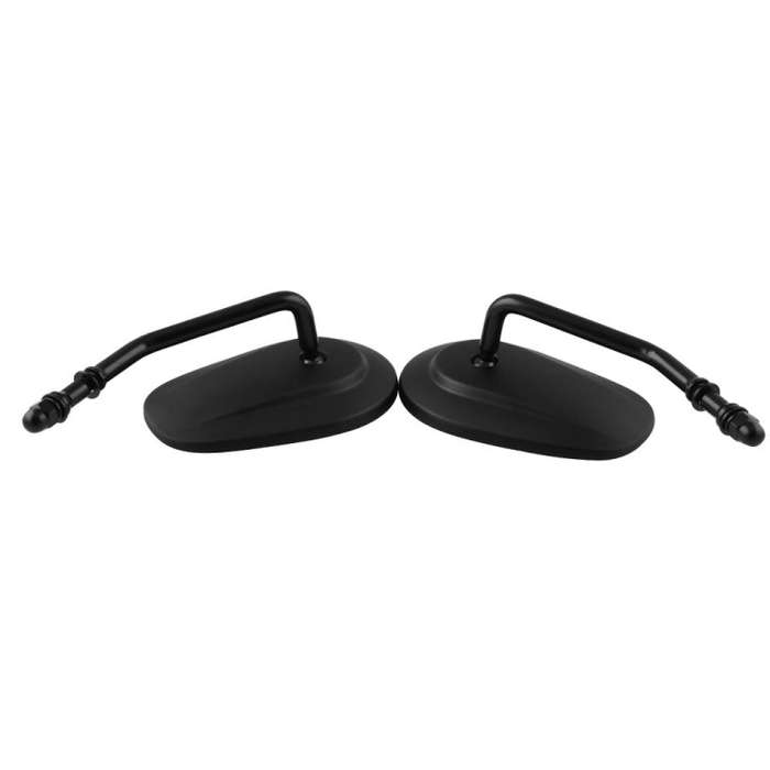 MB-MR008-BK Motorcycle Modified Rotatable Matt Rear View Mirror Set for Harley Davidson XL 883 12...