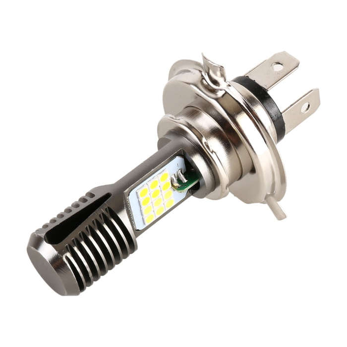 H4 DC12V / 7.4W Motorcycle LED Headlight with 24LEDs SMD-3030 Lamp Beads, H4 Style 2 (White Light...