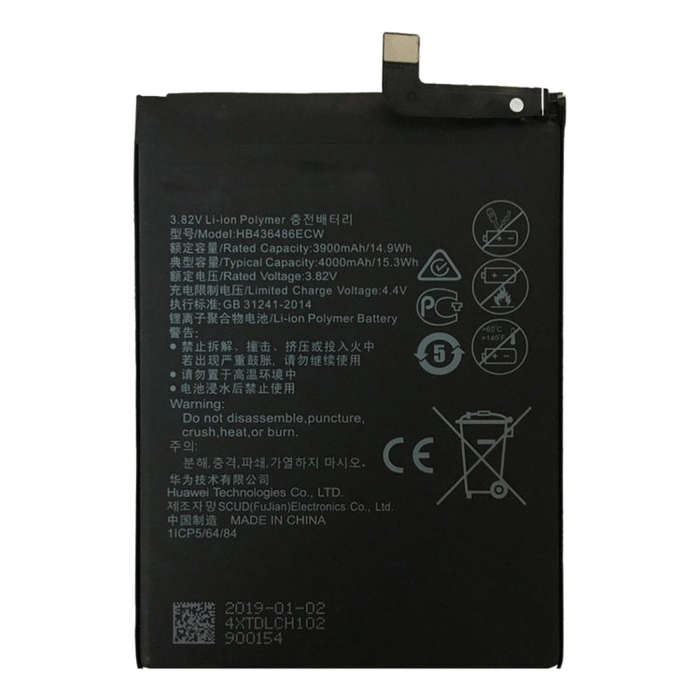 HB436486ECW Li-ion Polymer Battery for Huawei Mate 10 / Mate 10 Pro / Mate 10 Lite / P20 Pro / P3...