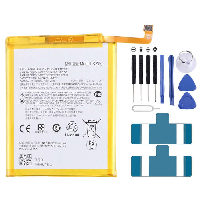 For Motorola Moto G8 Power XT2041-1/XT2041-3 5000mAh Replacement Li-Polymer Battery KZ50, For Mot...