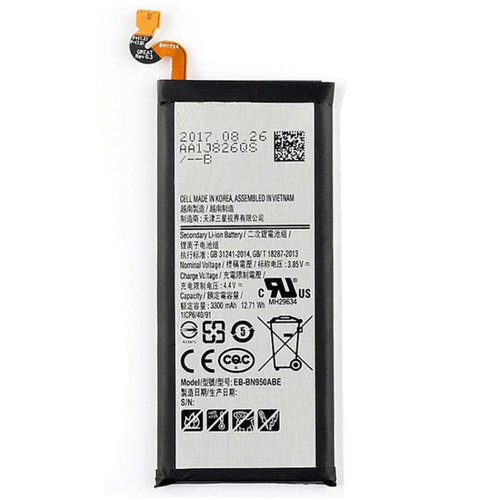 3300mAh Li-Polymer Battery EB-BN950ABE for Samsung Galaxy Note 8 / N9500 / N950A / N950F / N950T ...