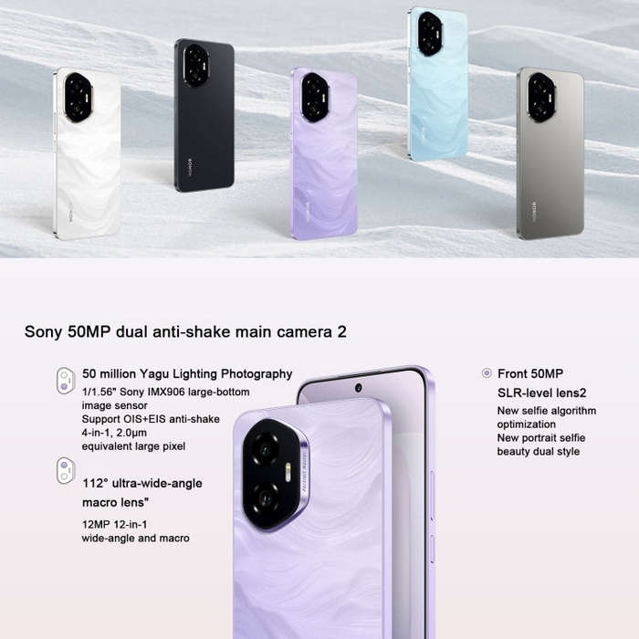 Honor 300, 8GB+256GB, Screen Fingerprint, 6.7 inch MagicOS 9.0 / Android 15 Snapdragon 7 Gen 3 Oc...