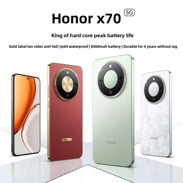 HonorX70, 8GB+128GB, Screen Fingerprint, 6.79 inch MagicOS 9.0 Snapdragon 6 Gen 4 Octa Core, Netw...