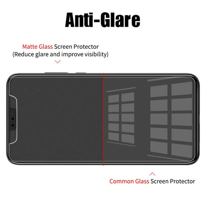 For iPhone X / XS / iPhone 11 Pro 10pcs Non-Full Matte Frosted Tempered Glass Film, For iPhone X ...