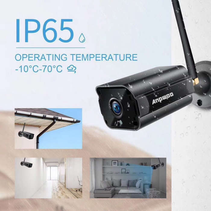 Anpwoo Paladin 720P HD WiFi IP Camera, Support Motion Detection & Infrared Night Vision & TF Card...