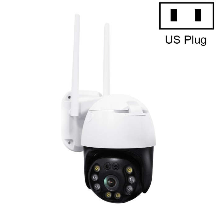 QX36 1080P 3.0MP 3.6mm Lens IP65 Waterproof PTZ 360 Degree Rotating WIFI Camera, Support Day and ...