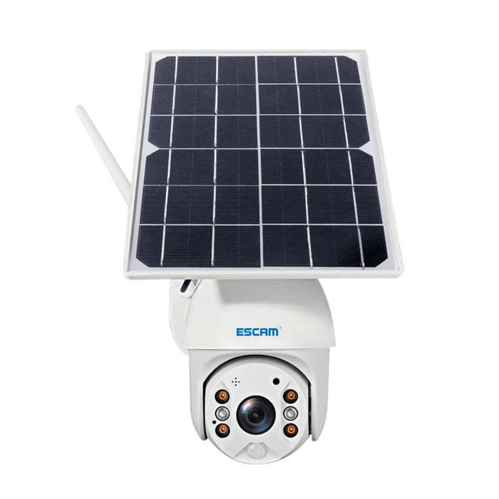 ESCAM QF280 HD 1080P IP66 Waterproof WiFi Solar Panel PT IP Camera without Battery, Support Night...