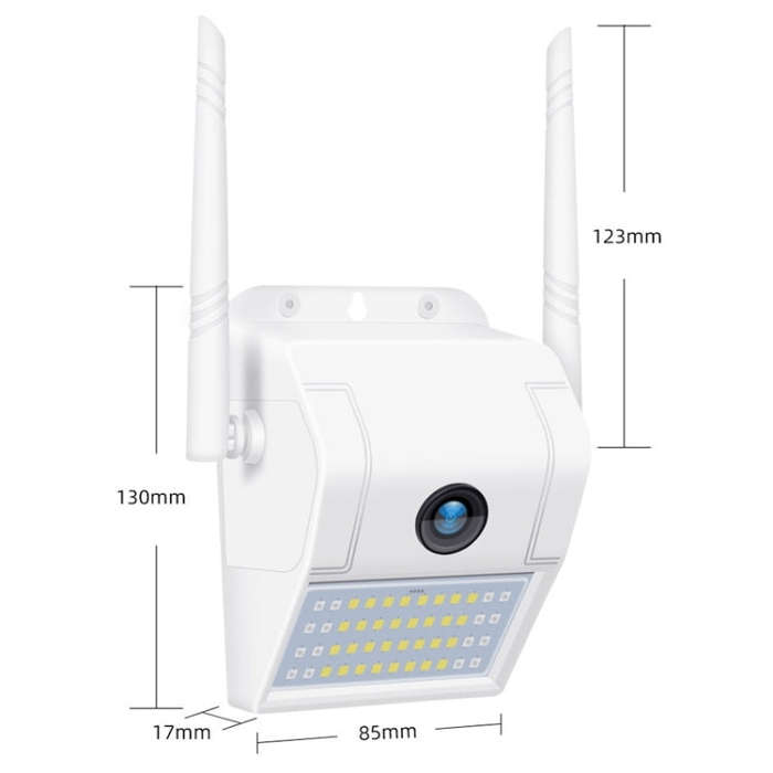 DP11 2 Megapixel IP66 Waterproof Wall Light Wireless IP Camera, Support Multiple Night Vision & M...