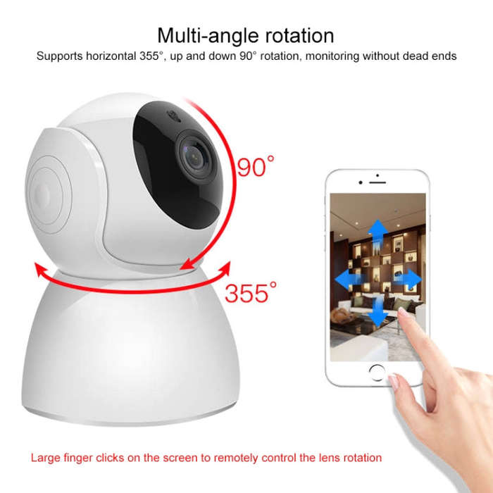 V380 720P Wireless Camera HD Night Vision Smart Wifi Mobile Phone Remote Housekeeping Shop Monito...