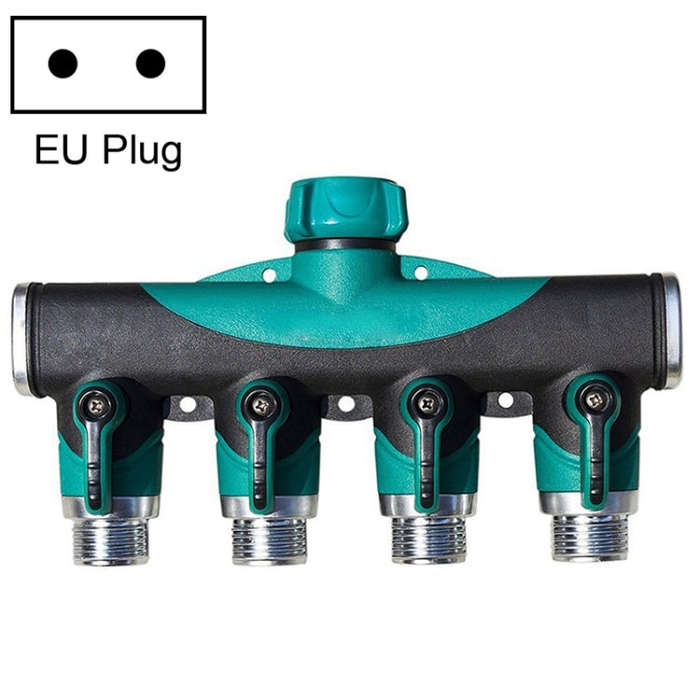 4 In 1 Multi-function Garden Water Sprinklers Lawn Irrigation Valve Water Dividing Controller Wat...