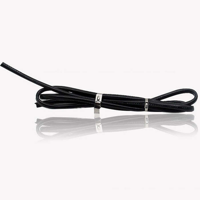 100 PCS 4.6x250mm Stainless Steel Metal Cable Ties Tie Zip Wrap Exhaust Heat Straps Induction Pip...