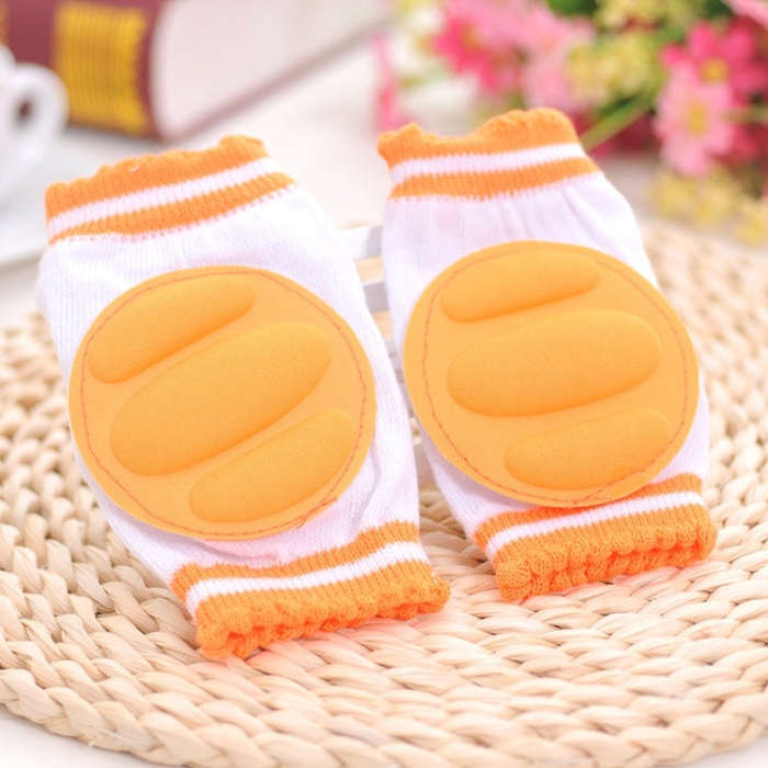 One Pair Ventilated Children  Baby Crawling Walking Knee Guard Elbow Guard Protecting Pads, 11*9C...
