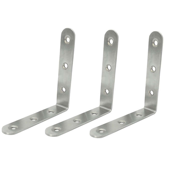 2pcs Stainless Steel 90 Degree Angle Bracket,Corner Brace Joint Bracket Fastener Furniture Cabine...