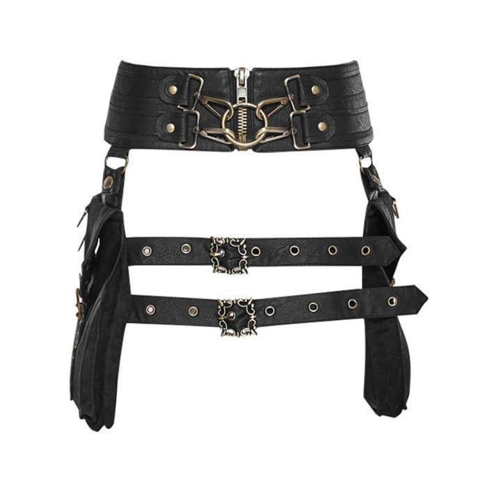FBG003BK Ladies PU Leather Waist Bag, Size: 23 x 19.5cm, Strap Length: 130cm, 23 x 19.5cm