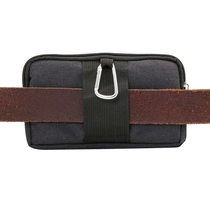 Sports Denim Universal Phone Bag Waist Bag for 5.5~6.3 inch Smartphones, Size: L, L