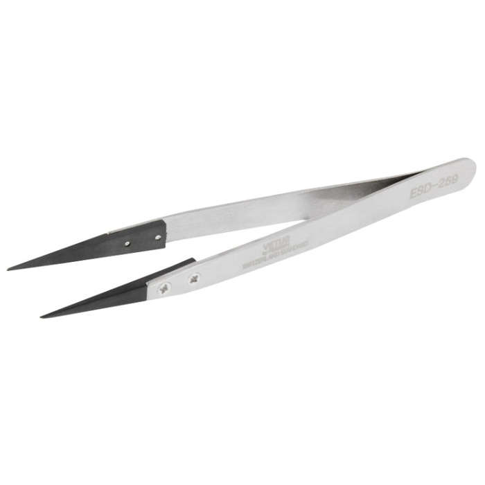 9 in 1 Replaceable Anti-Static Tweezers with Cross Screwdriver