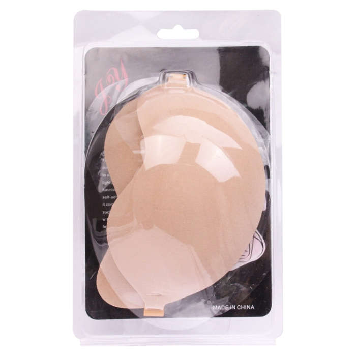 High Quality Self Adhesive Front Closure Strapless Push Up Invisible Bra, SizeB
