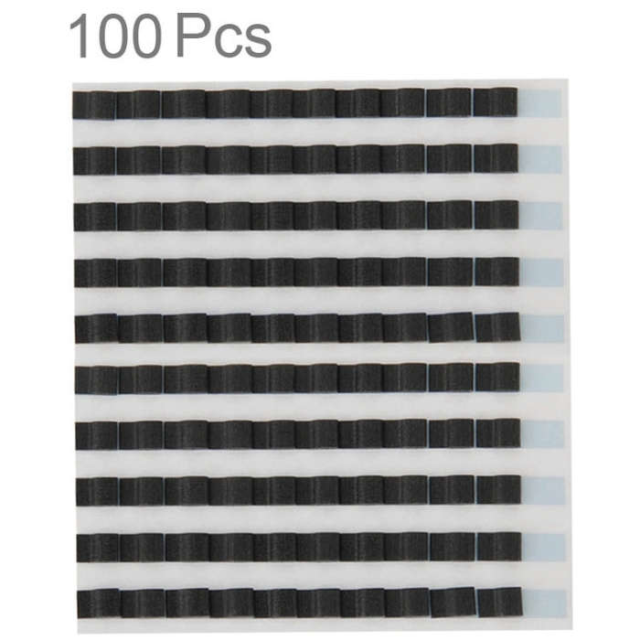 100 PCS for iPhone 6 Home Key Iron Buckle Conductive Cotton Pads Sticker, For 6
