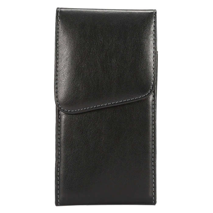 Universal Lambskin Texture Vertical Flip Leather Case / Waist Bag with Rotatable Back Splint for ...