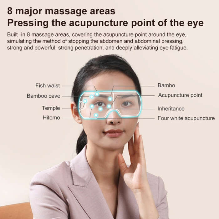 Smart Hot Compress Air Pressure Vibration Eye Massager Visual Massage Eye Care Device