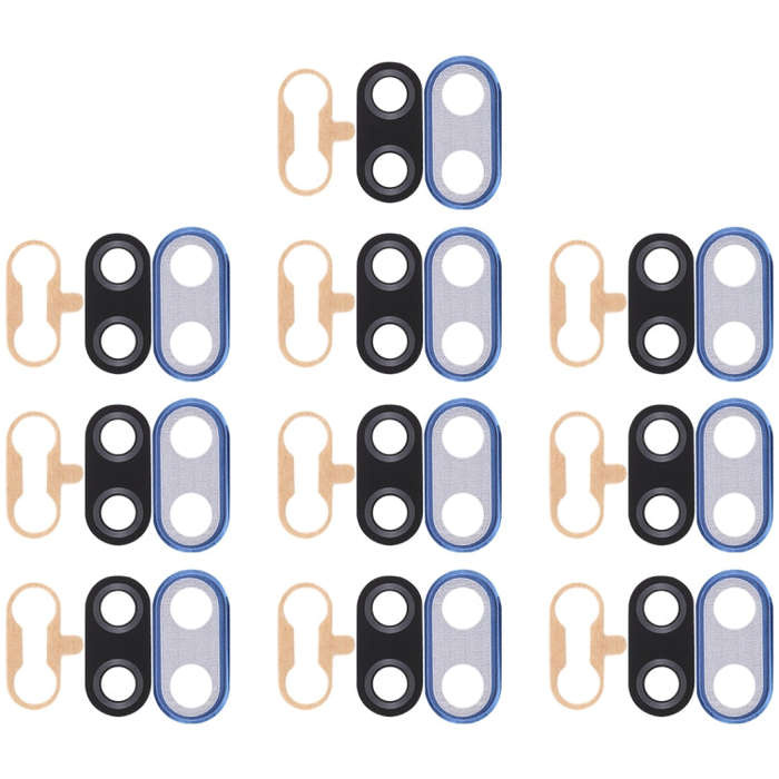 For Huawei Nova 3i 10pcs Back Camera Bezel with Lens Cover & Adhesive