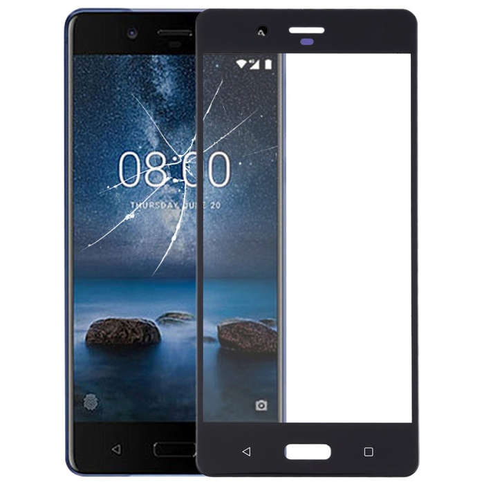 Front Screen Outer Glass Lens for Nokia 8 / N8 TA-1012 TA-1004 TA-1052