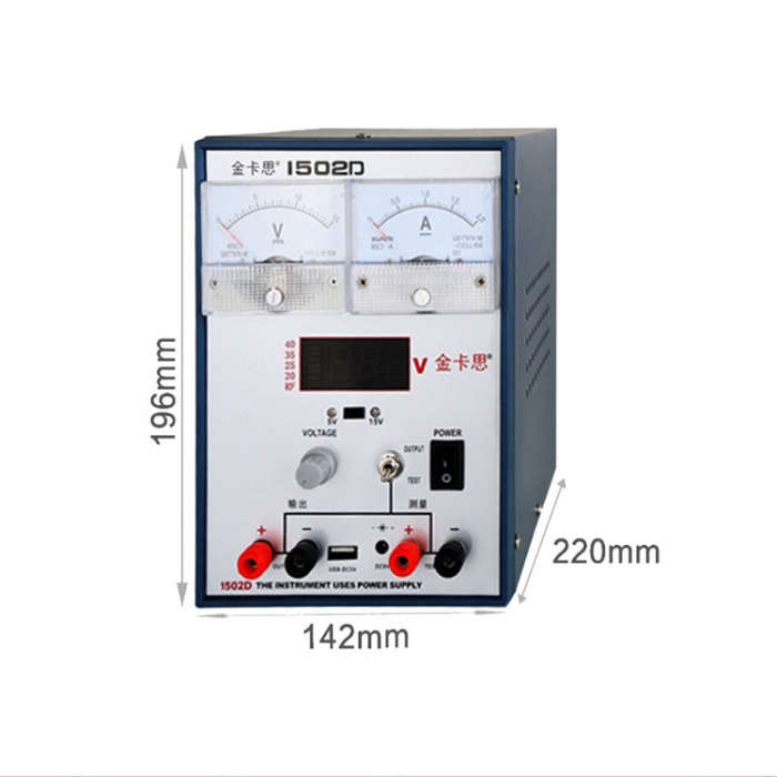 Kaisi K-1502D Repair Power Supply Current Meter 2A Adjustable DC Power Supply Automatic Protectio...
