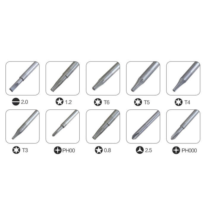 10 in 1 BEST BST-8800E Repair Tool Precision Multi-purpose Magnetic Screwdriver Set
