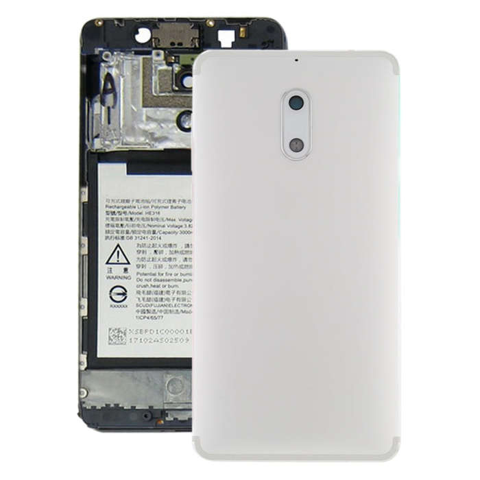 Battery Back Cover with Camera Lens & Side Keys for Nokia 6 TA-1000 TA-1003 TA-1021 TA-1025 TA-10...
