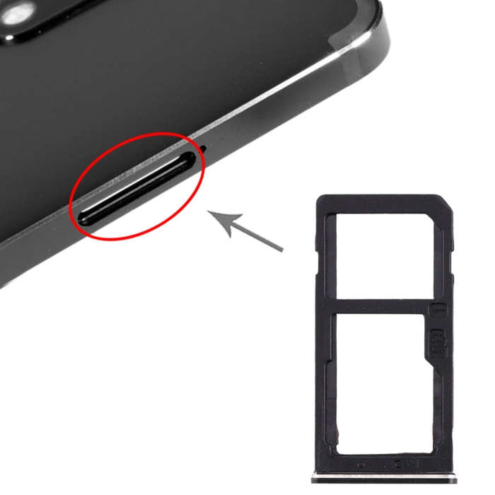 SIM Card Tray + SIM Card Tray / Micro SD Card Tray for Nokia 6 TA-1000 TA-1003 TA-1021 TA-1025 TA...