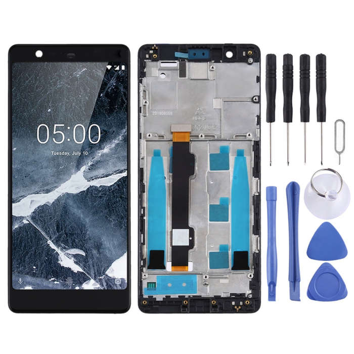 LCD Screen and Digitizer Full Assembly with Frame for Nokia 5.1 TA-1061 TA-1075 TA-1076 TA-1088 T...